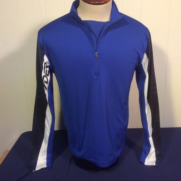 Spyder Mens 1/4 zip Pullover Ski Shirt - Picture 1 of 9